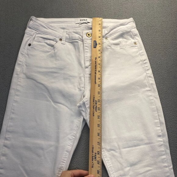 Pistola Denim Women's White Jeans Skinny ,Size 30,Stretch - Picture 5 of 9